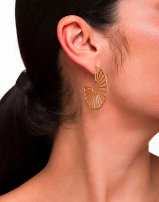 Ocean Whisper Hoops BR250201POL Sheila Fajl