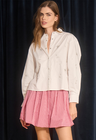 Hudson Shirt Bright White Hunter Bell