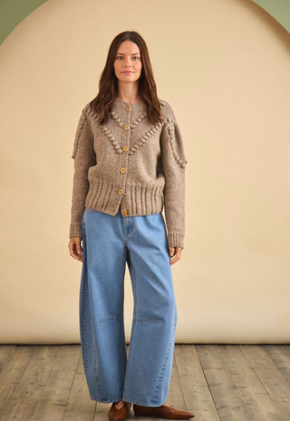 Bobbie Sweater Oatmeal Hunter Bell