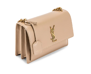 Saint Laurent The Sunset Bag-Medium//Rosy Sand