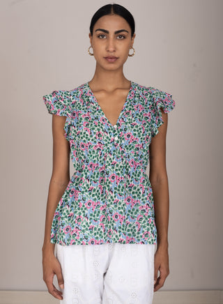 Kira Top Strawberry Cream Banjanan