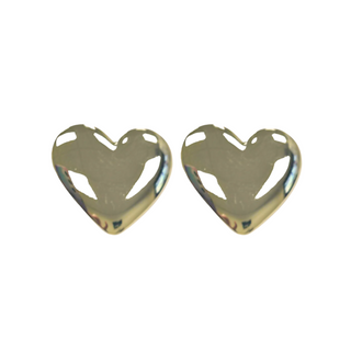 Gusto Studs Shiny 18K Gold Plated