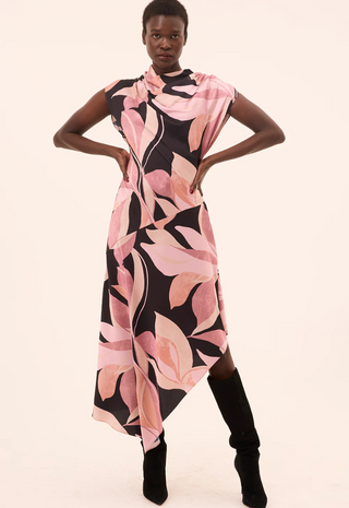 Sally Dress Moody Abstract - Misa