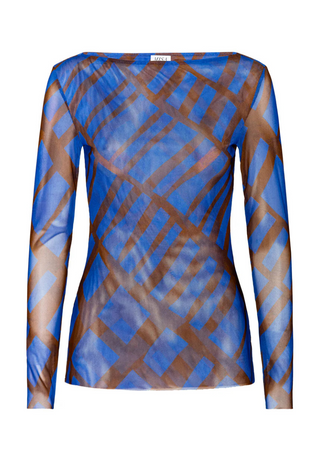 Lira Top Blue Brown Mix Misa