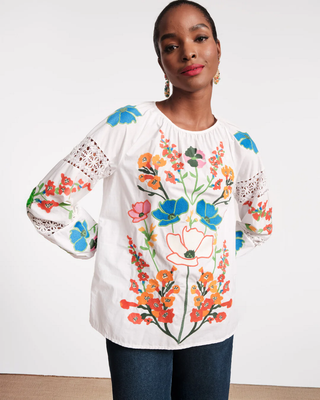 Saskia Top Botanical Bash Frances Valentine