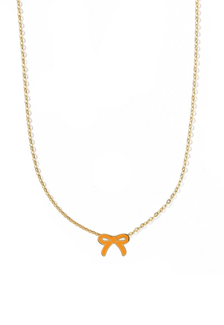 Sadie Bow Necklace Linny Co