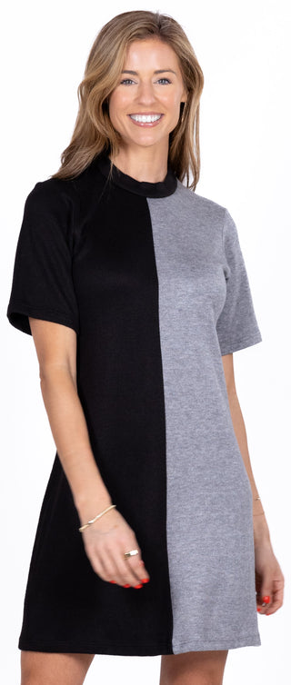 Jodie Dress Black/Grey Willa Story