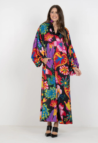 Fiona Dress Midnight Garden Emily McCarthy