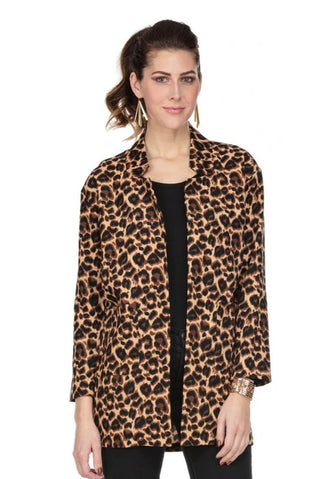 Leopard Open Coat