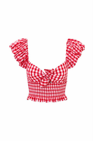 Isalia Top Cupids Bow Love Shack Fancy