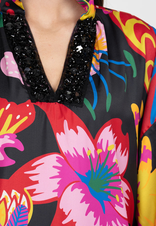 Fiona Dress Midnight Garden Emily McCarthy