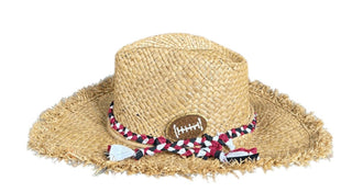 Gamecocks Game Day Vintage Straw Fringe Hat Label Jae