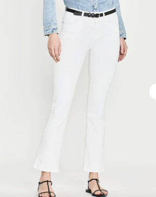 Le Crop Mini Boot Blanc Frame