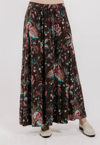 Lexi Midi Skirt Charlotte Floral Print Love The Label