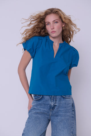 Lia Top Blue Sapphire Love The Label