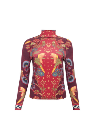 Connor Top Birds Of A Feather Maroon Hunter Bell