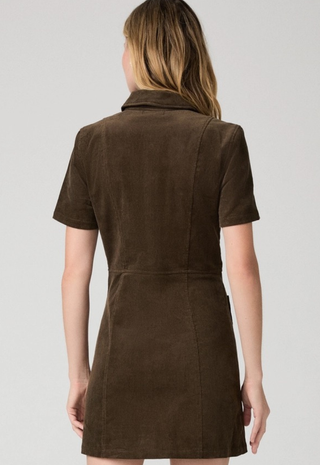 Clementine Dress With Seams Fern Paige
