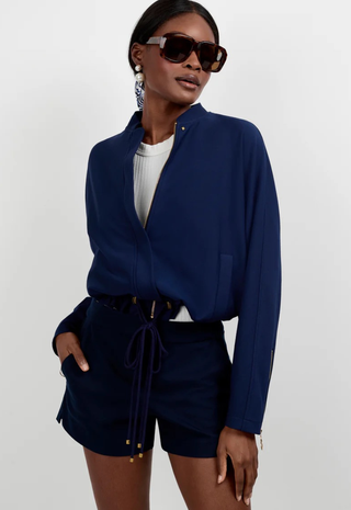 Vignetta Jacket Ink Trina Turk