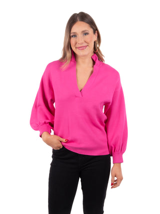 Lolli Sweater Fuchsia Fedora Emily McCarthy