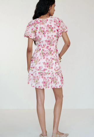 Artemis Mini Dress Burdock Peony Banjanan