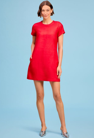 Mini Tee Dress Red Livro