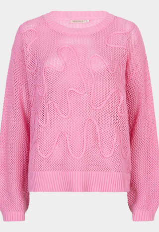 Sweater 3D Tapes Rose Esqualo