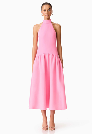 Nolana Midi Dress Pink - Elliatt