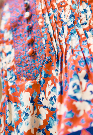 Lola Top Tapestry Floral Hunter Bell