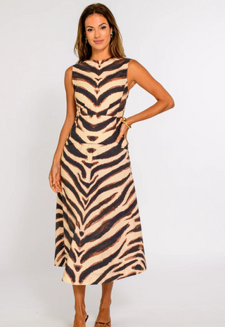 Claire Dress Zebra Elizabeth James