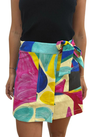 Bay Skirt Stroke Of Spring - Hunter Bell