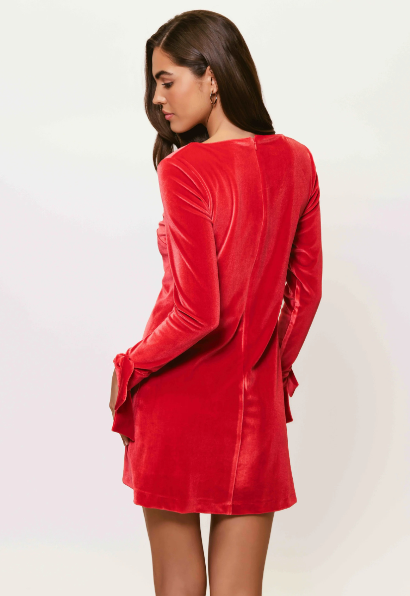 Shelby Dress Red Hutch Monkee's of Georgetown Shelby Dress Red Hutch Monkee's of Georgetown