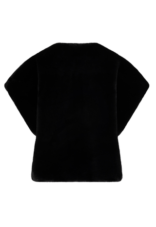Gilet Oversized Fake Fur Esqualo