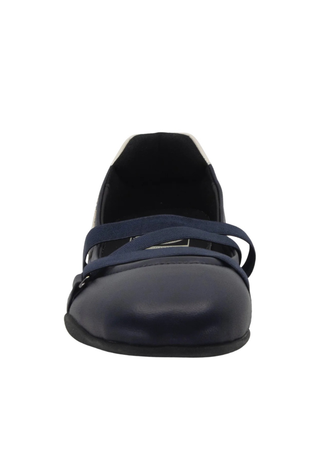 Suki Navy Butter Sneakerina Back70