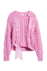 Parson Pullover Rose Pompadour Love Shack Fancy