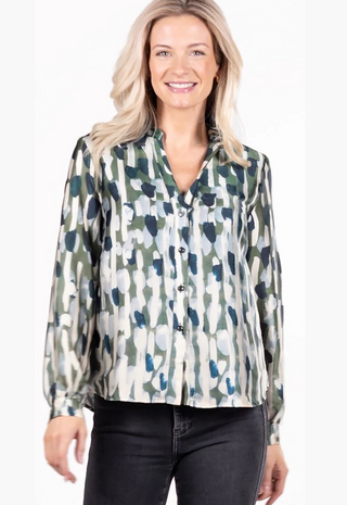 Ari Top Multi Olive Willa Story