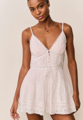 Zirelle Dress Pink Love Shack Fancy