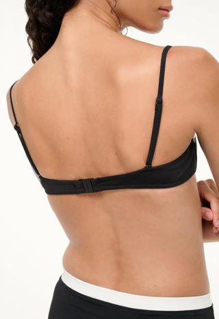 Jo Balconette Top Black/White STAUD