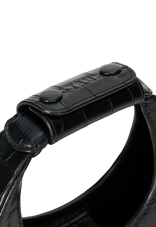 Good Night Moon Bag Black Croco STAUD