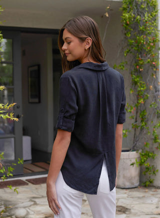 Split Back Button Down Bella Dahl