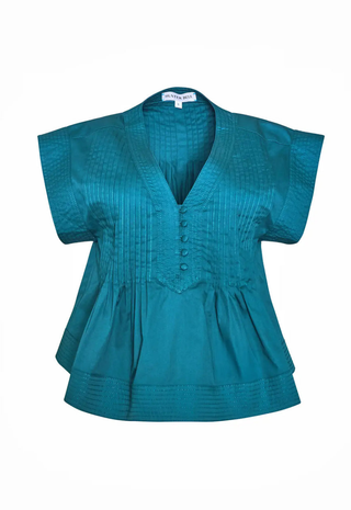 Lola Top Petrol Green - Hunter Bell