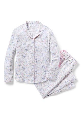 Women's Twill Pajama Baking Spirits Bright Petite Plume
