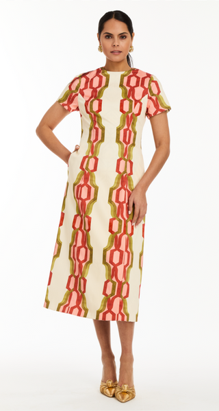 Hampton Convertible Midi Deco Quatrefoil Mestiza