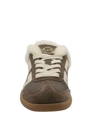 Easter Fl Taupe Butter Backless Sneaker Back70