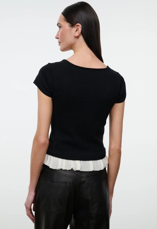 Marin Top Black/Ivory Staud