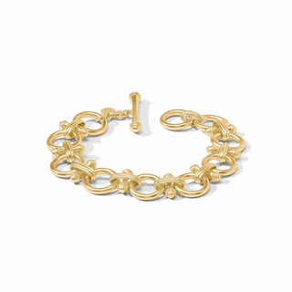 Bamboo Link Bracelet Gold Julie Vos