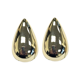 Serene Studs Shiny 18K Gold Plated
