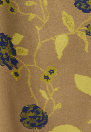 Phare Silk Dress Vintage Floral - STAUD