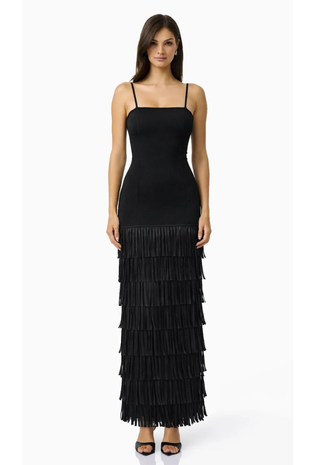 Aurette Maxi Dress Black Curaae