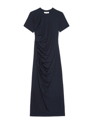 The Twist Dress Navy Frame