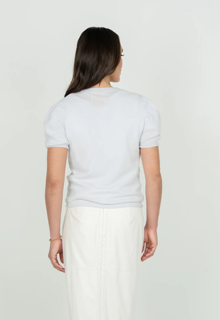 Crewneck Knit Barely Blue Emily Mccarthy